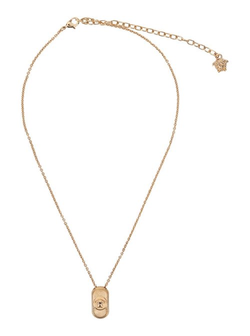 Versace Gold-colored Necklace With Medusa Head Pendant In Brass Man - 1022782-A0062_3J000