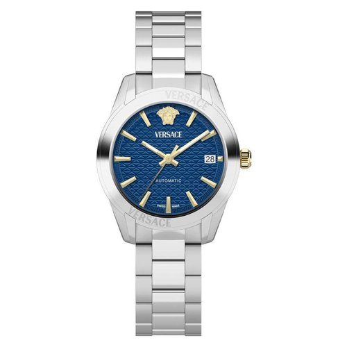 Versace Greca Classic Automatic Dial Ladies Watch VESCA0224 - Blue/Gold Tone/Silver Tone - VESCA02-4 DIA_ETER