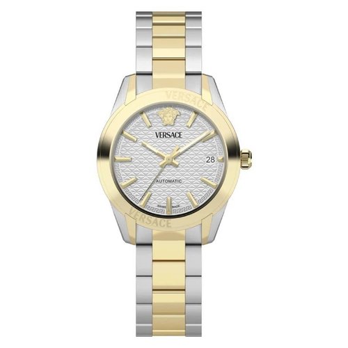 Versace Greca Classic Automatic Silver Dial Ladies Watch VESCA0424 - Gold Tone/Silver Tone/Two Tone - VESCA04-4 DIA_ETER