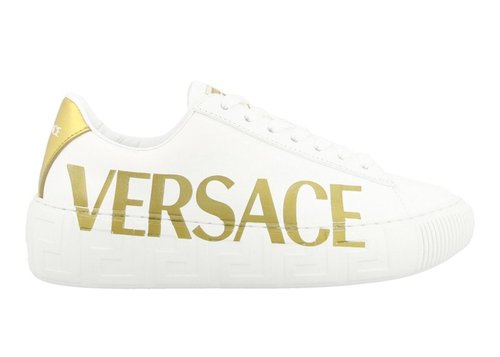 Versace Greca LowTop - White/Gold - 1004184_1A06574_2W11