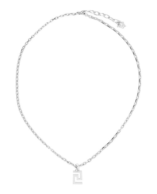 Versace Greca Necklace - Silver