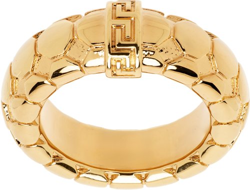 Versace Greca Snake Ring - Gold - 1020545-1A0062_3J000