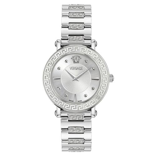 Versace Greca Sphere Quartz Silver Dial Ladies Watch Box Set VE9C00324 - Silver Tone - VE9C003-4 DIA_ETER