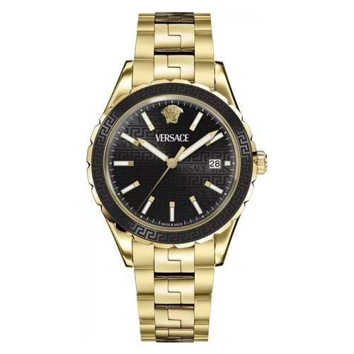 Versace Hellenyium Automatic Dial Watch VEQCA0624 - Black/Gold Tone - VEQCA06-4 DIA_ETER