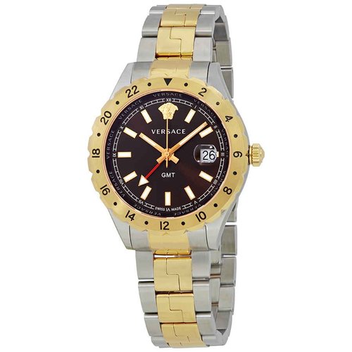 Versace Hellenyium Dial Two-tone Watch V11040015 - Brown/Gold Tone/Silver Tone/Two Tone/Yellow - V110400-5 DIA_ETER
