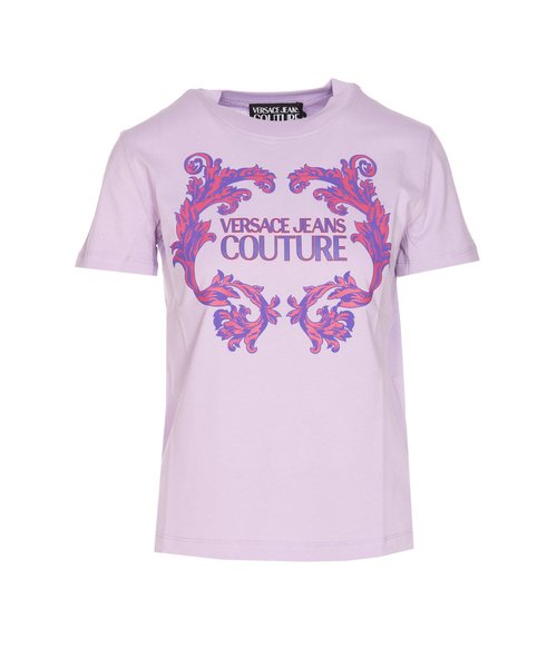 Versace Jeans Couture Baroque Logo T-shirt - 76HAHG0-2CJ00_G_320
