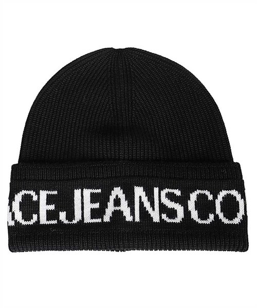 Versace Jeans Couture Beanie Hat With Logo - 75YAZK4-0ZG02_0_L01