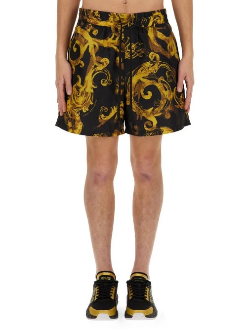 Versace Jeans Couture Bermuda With Logo - 76GAD11-5CQS8_5_G89