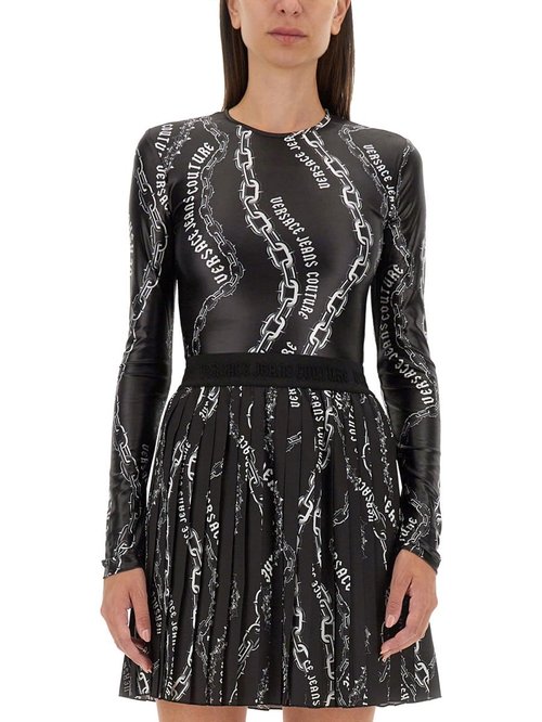 Versace Jeans Couture chain Couture Bodysuit - 77HAM2A-1JS41_7_899