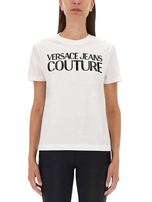 Versace Jeans Couture T-shirt With Logo - 77HAHE0-9CJ00_E_003