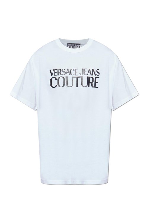 Versace Jeans Couture T-shirt With Printed Logo - 79GAHE0-5CJ00_E003