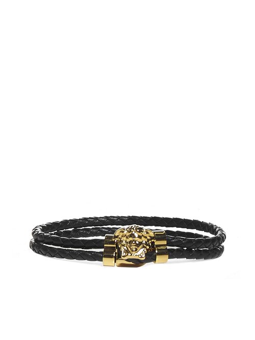 Versace la Medusa Leather Bracelet - DG05579-DMT_N_D41O