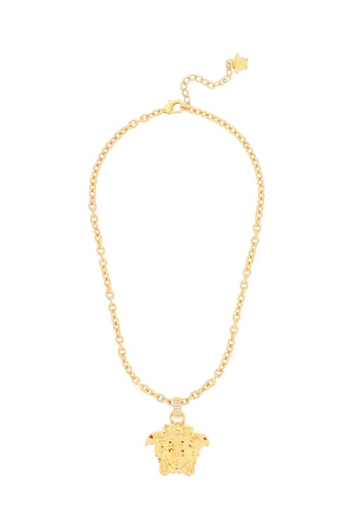 Versace La Medusa Necklace With Crystals - DG1I125-DJMXK_CVO