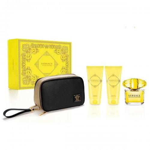 Versace Ladies Diamond Gift Set Fragrances 8011003871230 - Orange/Yellow - 8011003871230