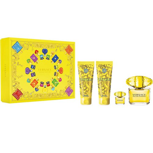 Versace Ladies Diamond Gift Set Fragrances 8011003873401 - Orange/Yellow - 8011003873401