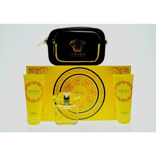 Versace Ladies Diamond Gift Set Fragrances 8011003876662 - Orange/Yellow - 8011003876662 13.0000X7.0000X3.0000