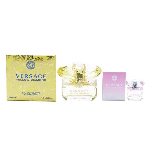 Versace Ladies Duo Gift Set Fragrances 746480156973 - Yellow - 746480156973