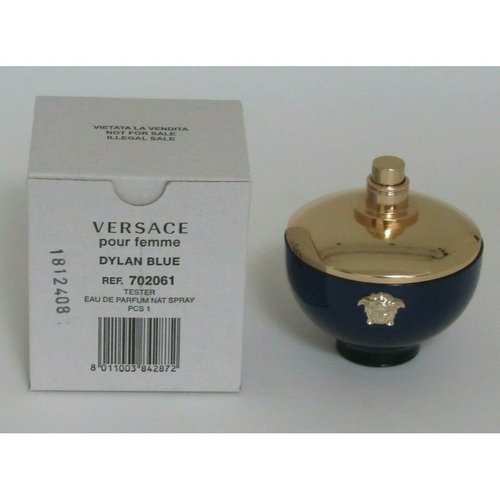 Versace Ladies Dylan EDP Spray 3.4 oz Tester Fragrances 8011003842872 - Blue/White - 8011003-84287_2 OZ