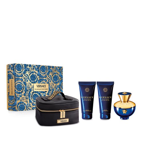 Versace Ladies Dylan 4pcs EDP Gift Set Fragrances 8011003893362 - Blue/White - 8011003893362