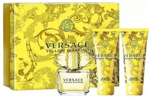 Versace Ladies Versace Diamond Gift Set Fragrances 8011003876648 - Orange/Yellow - 8011003876648