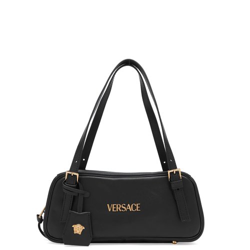 Versace Lamb Leather Shoulder Bag - Gold - 1015792_1A13171_1B00V