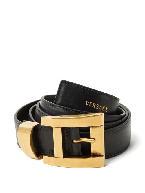 Versace Leather Belt - 1023735-A1784_1B55J