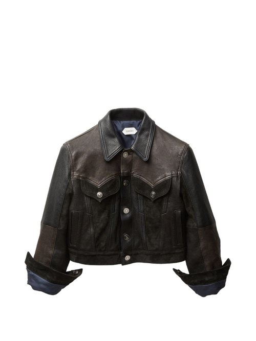 Versace Leather Jacket - 1024617-A1776_1B000