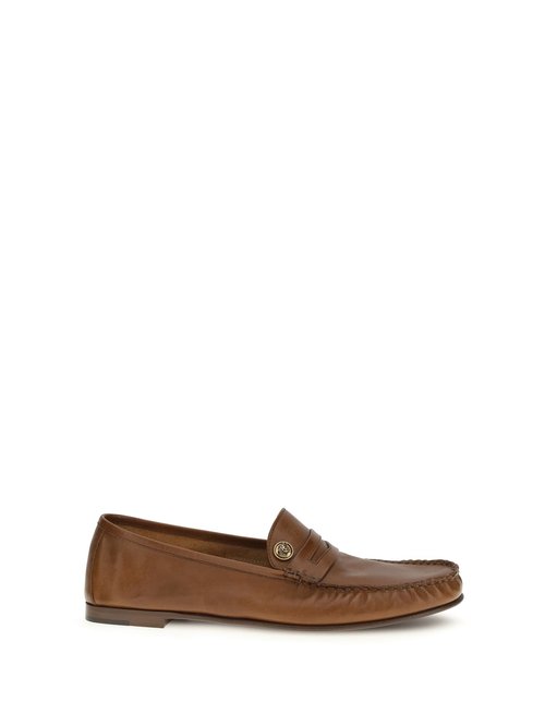 Versace Leather Loafers - 1023322-A17346_1N87J