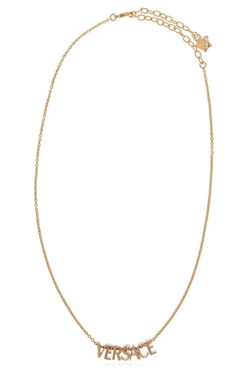 Versace Logo-lettering Necklace - 1019657-A00620_3J000