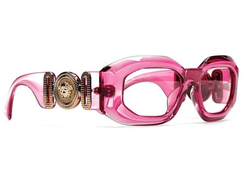 Versace Maxi Medusa Biggie Sunglasses - Transparent Pink (Ve4425U/542184)
