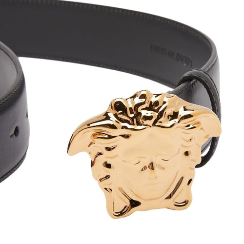 Versace Medusa Leather Belt - Gold Tone - 1001340-DVTP1_KVO41