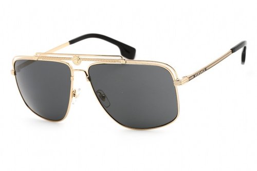 Versace Medusa Focus Sunglasses - Gold/Dark Grey (Ve2242/100287)