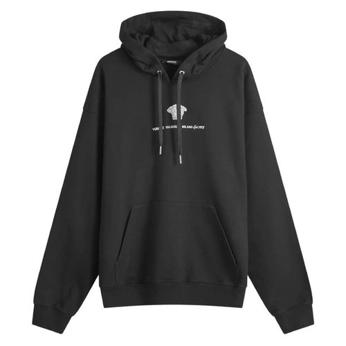 Versace Medusa Logo Embroidered Sweatshirt - Black - 1013979-1A11493-BLACK
