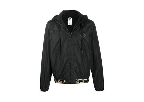 Versace Medusa Logo Nylon ZipUp Jacket - Black - AGU03007-AN002_51