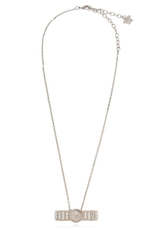 Versace Medusa-pendant Embellished Necklace - 1018966-A00621_4JEE0