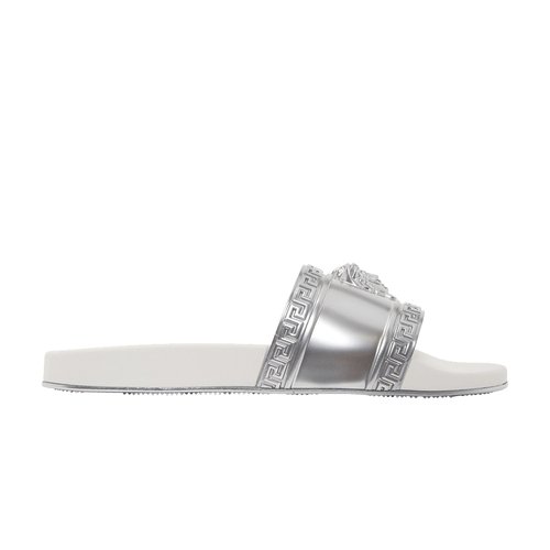 Versace Medusa Slide | Size 41 - Silver - DSU5883-DGOLG_D9W