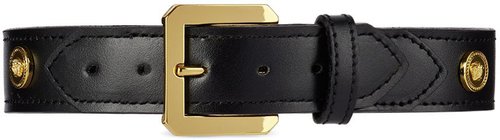Versace Medusa Studs Pet Collar - Black - ZDOGCOL-04ZPE_L0061