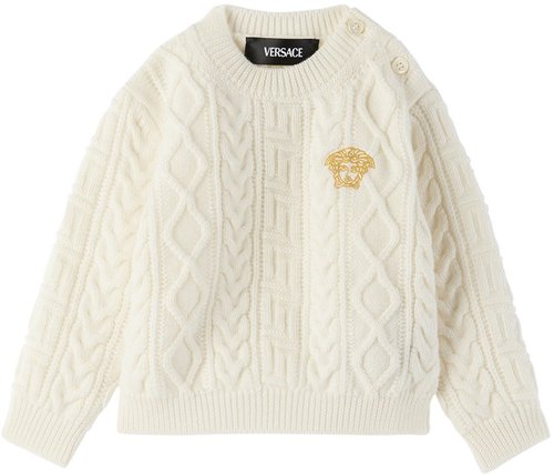 Versace Off-White Medusa Sweater - W-Ivory - 1016574-1A111_61470