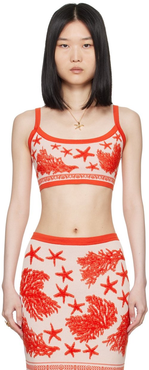 Versace Pink Barocco Sea Tank Top - Dusty Rose - 1015767_1A11060_1PT201PT20