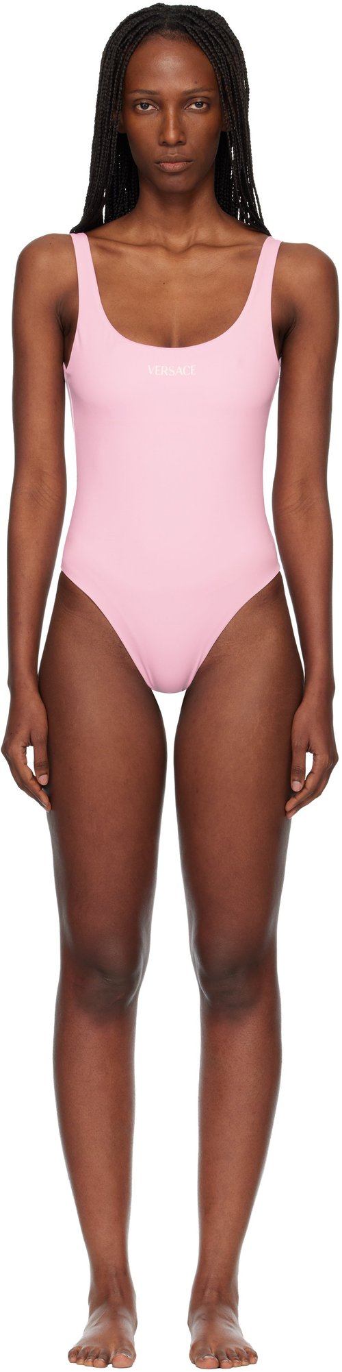Versace Pink One-Piece Swimsuit - Rose Quartz - 1023162-1A1715_1PX00