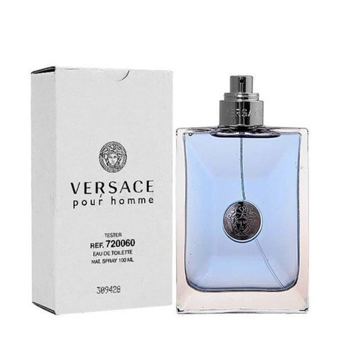Versace Pour Homme EDT Spray 3.4 oz Tester 100 ml - Blue/Orange - 8011003-99602_5 OZ