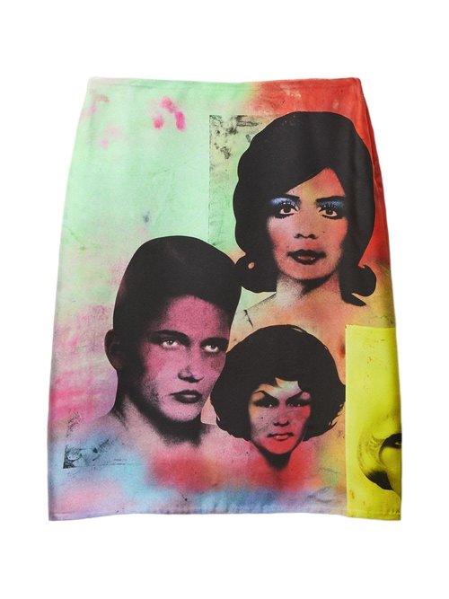 Versace Printed Silk Skirt - 1024690-A1791_5X000