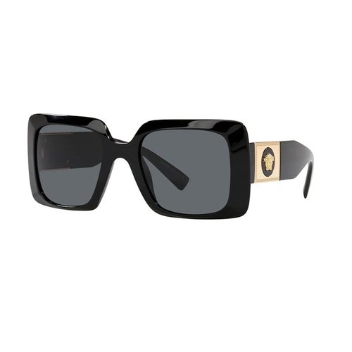 Versace Rectangle Frame Sunglasses - Black (Ve_4405_Gb1/87)