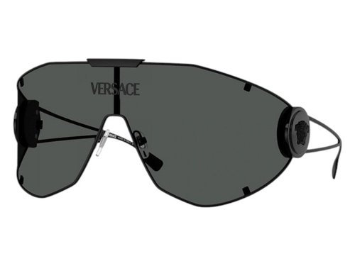 Versace Shield Sunglasses Gray - Black (Ve2268 143387)