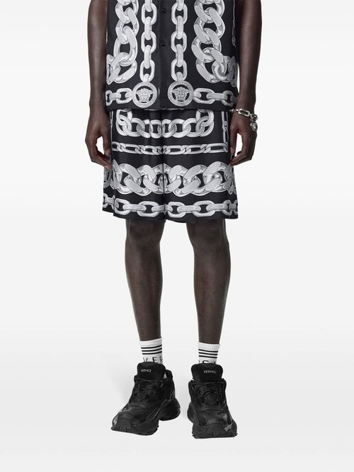 Versace Shorts Black Fabric - 1002476-1A1339_5B950