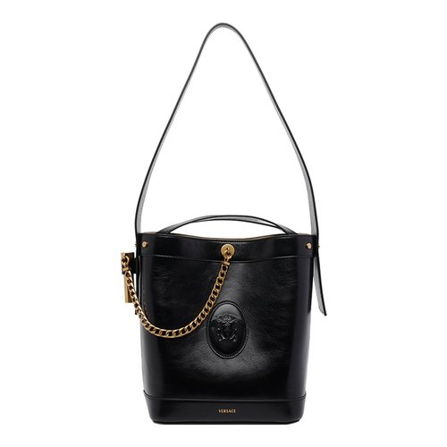Versace Small Pivot Bucket Bag - Black - 1023460-A1745_1B55J