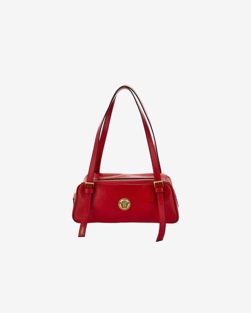 Versace Small Shoulder Bag - Fire/Gold - 1024318-1A17449-1RF1
