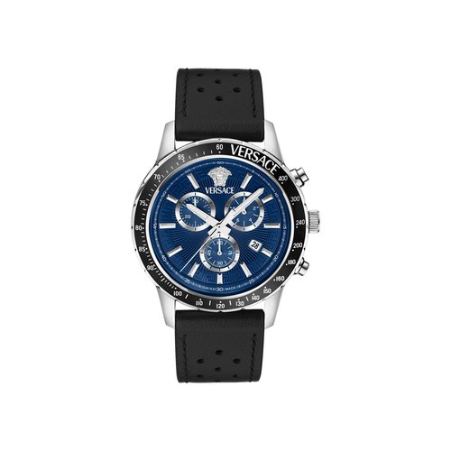 Versace Sport Chrono Leather Watch - VEZCA0124