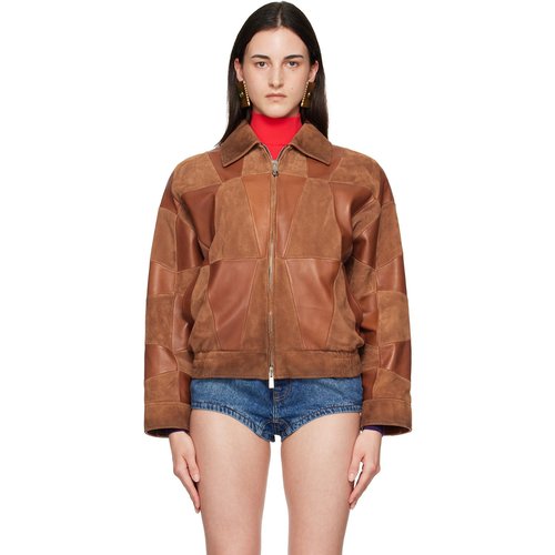 Versace Tan Blouson Jacket - NM-Leather - 1025034-1A180_6180