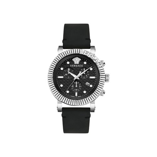 Versace V Chrono Classic Leather Watch - VESQ00222